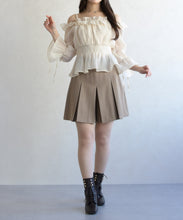 画像をギャラリービューアに読み込む, シャーリングフリルブラウス/TT628103
