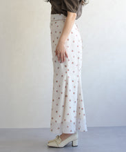 画像をギャラリービューアに読み込む, ドット×フラワーマーメイドスカート/TT617206

