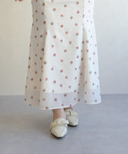 画像をギャラリービューアに読み込む, ドット×フラワーマーメイドスカート/TT617206

