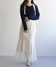 画像をギャラリービューアに読み込む, 裾レースマーメイドスカート/TT617210
