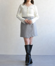 画像をギャラリービューアに読み込む, レーストリミング袖フレアニット/TT618305
