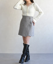 画像をギャラリービューアに読み込む, レーストリミング袖フレアニット/TT618305
