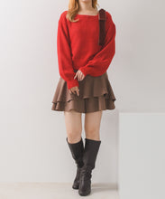 画像をギャラリービューアに読み込む, 【予約販売/11月中旬入荷予定】ベロアリボンスパンコールニット/TT648312
