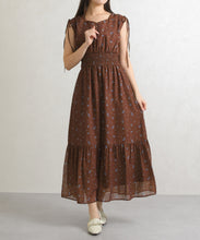 画像をギャラリービューアに読み込む, 【予約販売/4月中旬発売予定】花柄ノースリーブワンピース/TT627405
