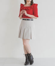 画像をギャラリービューアに読み込む, 【予約販売/4月上旬発売予定】フリル配色ニット/TT628307
