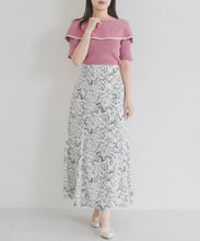 画像をギャラリービューアに読み込む, 【予約販売/3月下旬発売予定】アシメリボン2way配色ケープニット/MM628310
