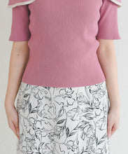 画像をギャラリービューアに読み込む, 【予約販売/3月下旬発売予定】アシメリボン2way配色ケープニット/MM628310
