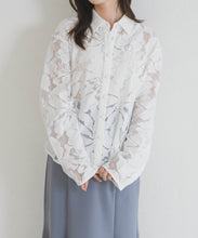 画像をギャラリービューアに読み込む, 【一部店舗限定】シアー襟付きブラウス/MM658101
