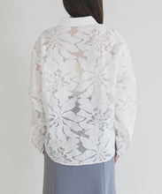 画像をギャラリービューアに読み込む, 【一部店舗限定】シアー襟付きブラウス/MM658101
