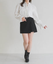 画像をギャラリービューアに読み込む, 【一部店舗限定】フリルカラー前リボンブラウス/MM658108
