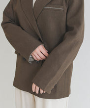 画像をギャラリービューアに読み込む, 【一部店舗限定】ソフトダブルテーラードジャケット/MM658501
