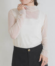 画像をギャラリービューアに読み込む, 【一部店舗限定】シアーハイネックトップス/TT658202
