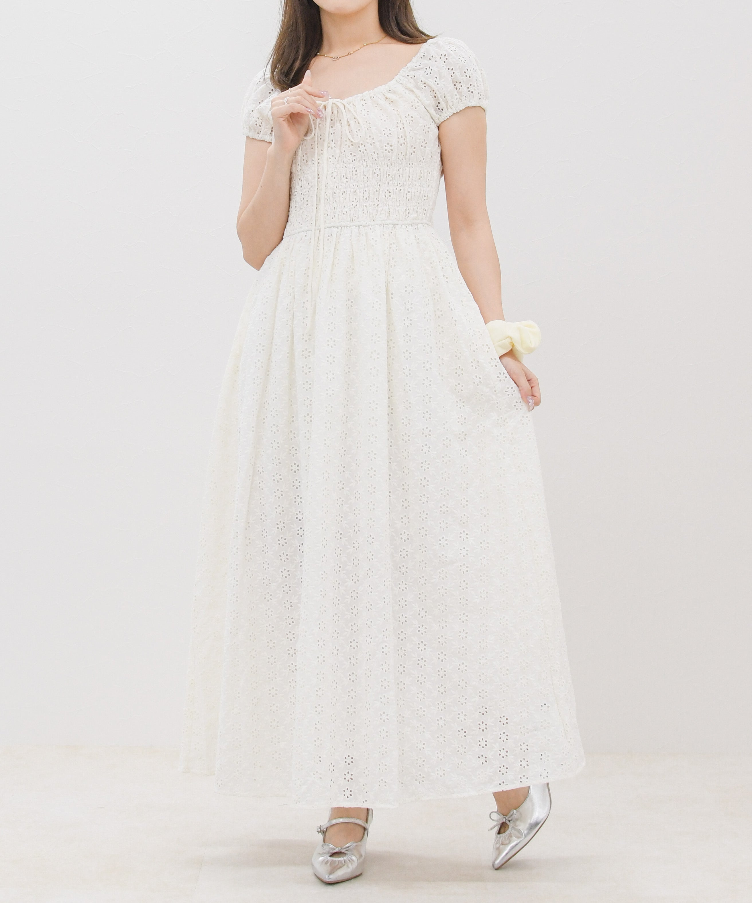 短期間出品・処分価格！未使用品・MSGM フィット&フレアワンピース IT40 一部店舗限定】カットワークレースフレアワンピース/MM657409 – MISCH