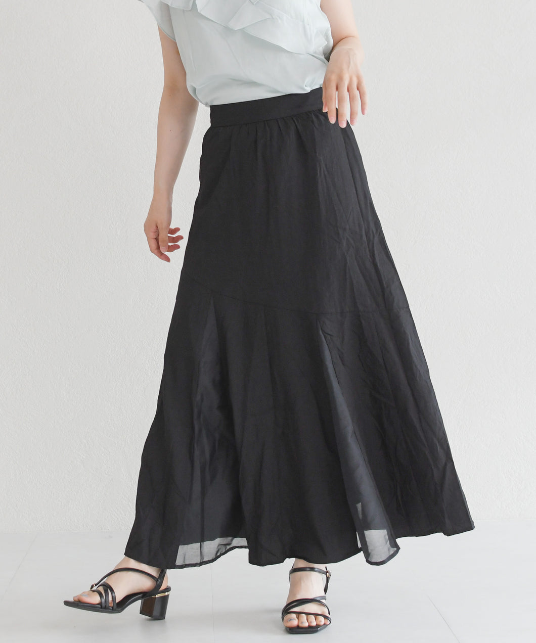 一部店舗限定】美シルエットフレアロングスカート/TT657209 – MISCH