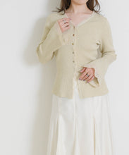 画像をギャラリービューアに読み込む, ラメシアーペプラムカーディガン/MM618402
