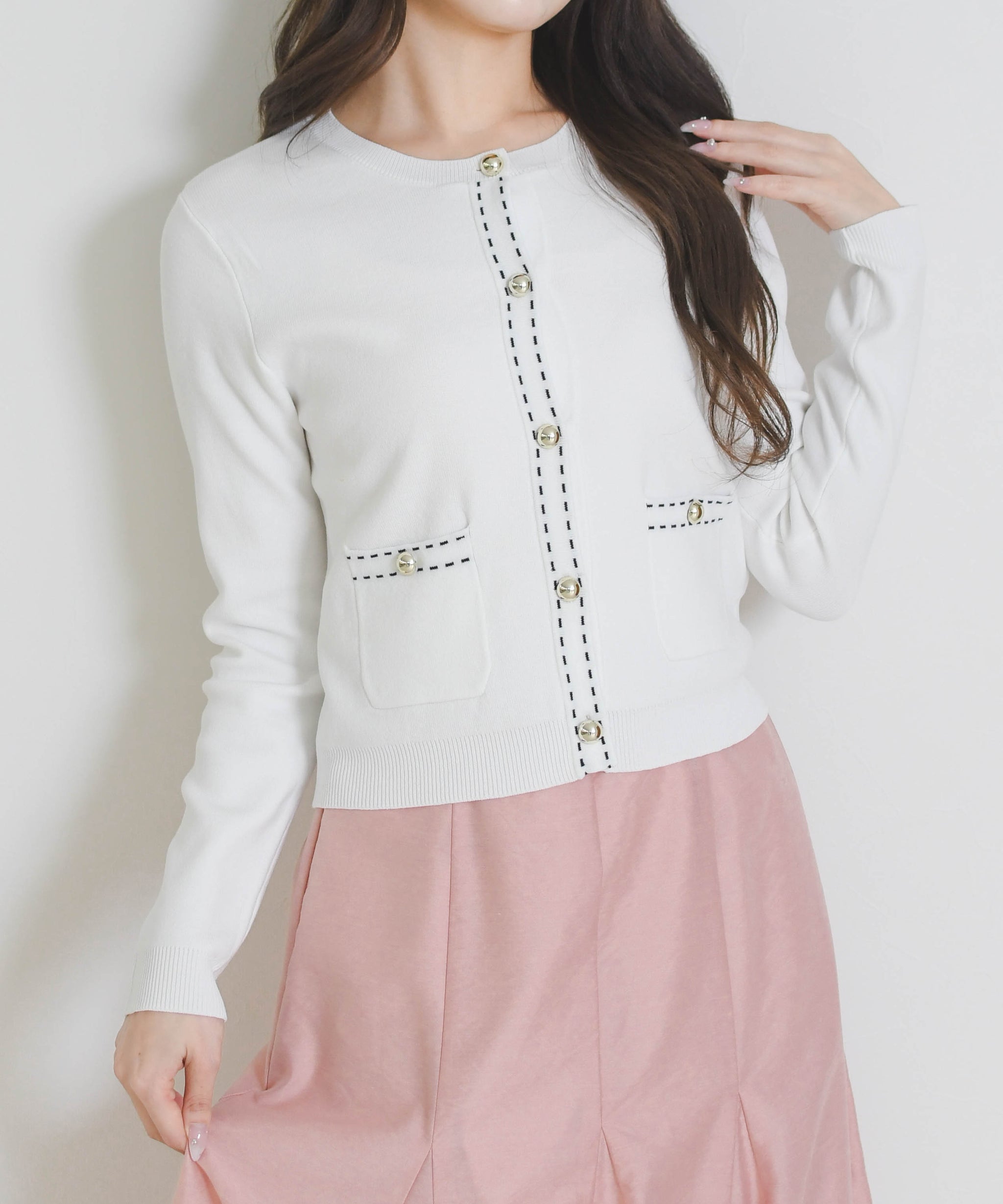 ステッチ配色ミラノカーディガン/MM618404 – MISCH MASCH|31 Sons de mode