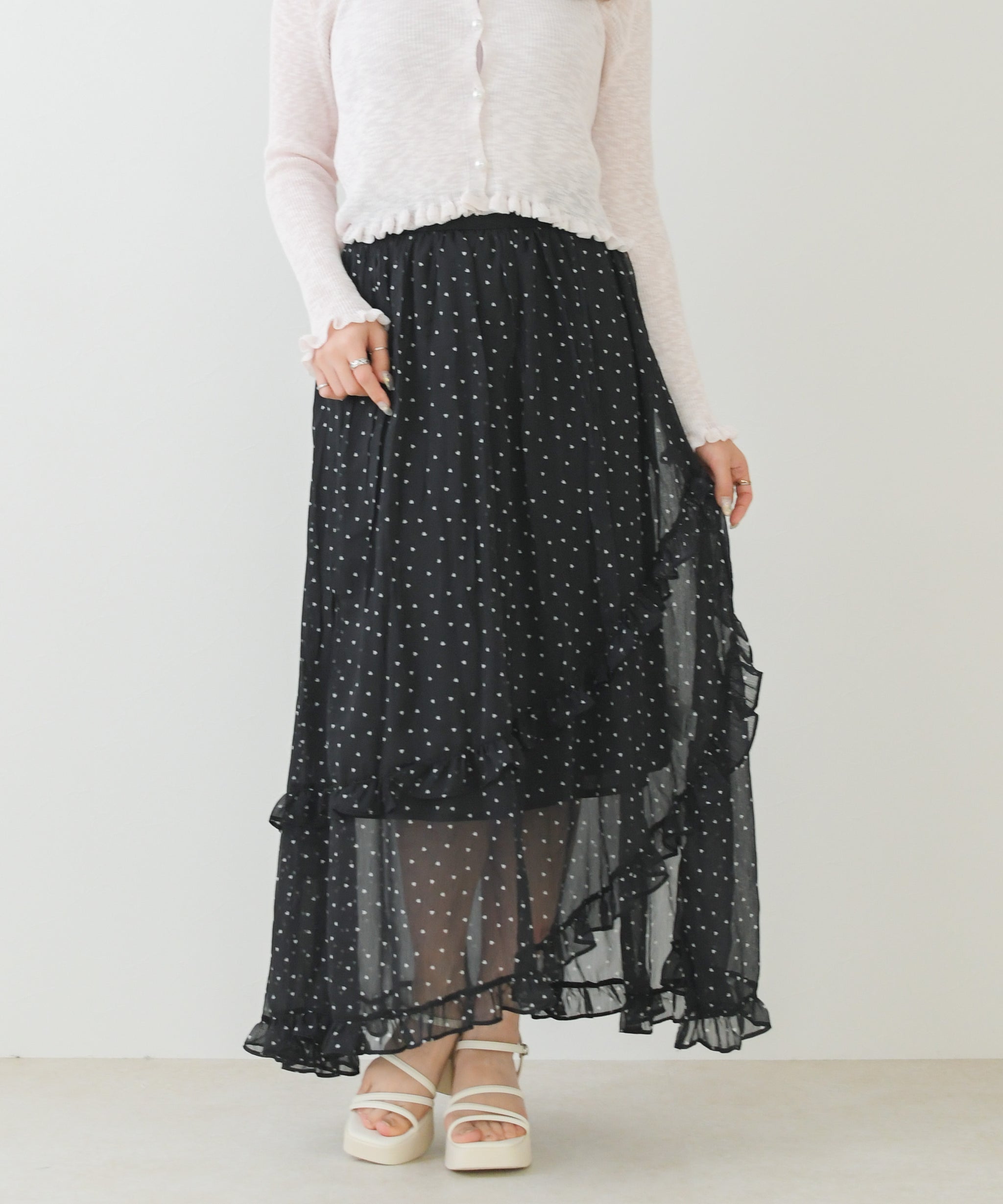 一部店舗限定】ドットシアーティアードスカート/TT657235 – MISCH