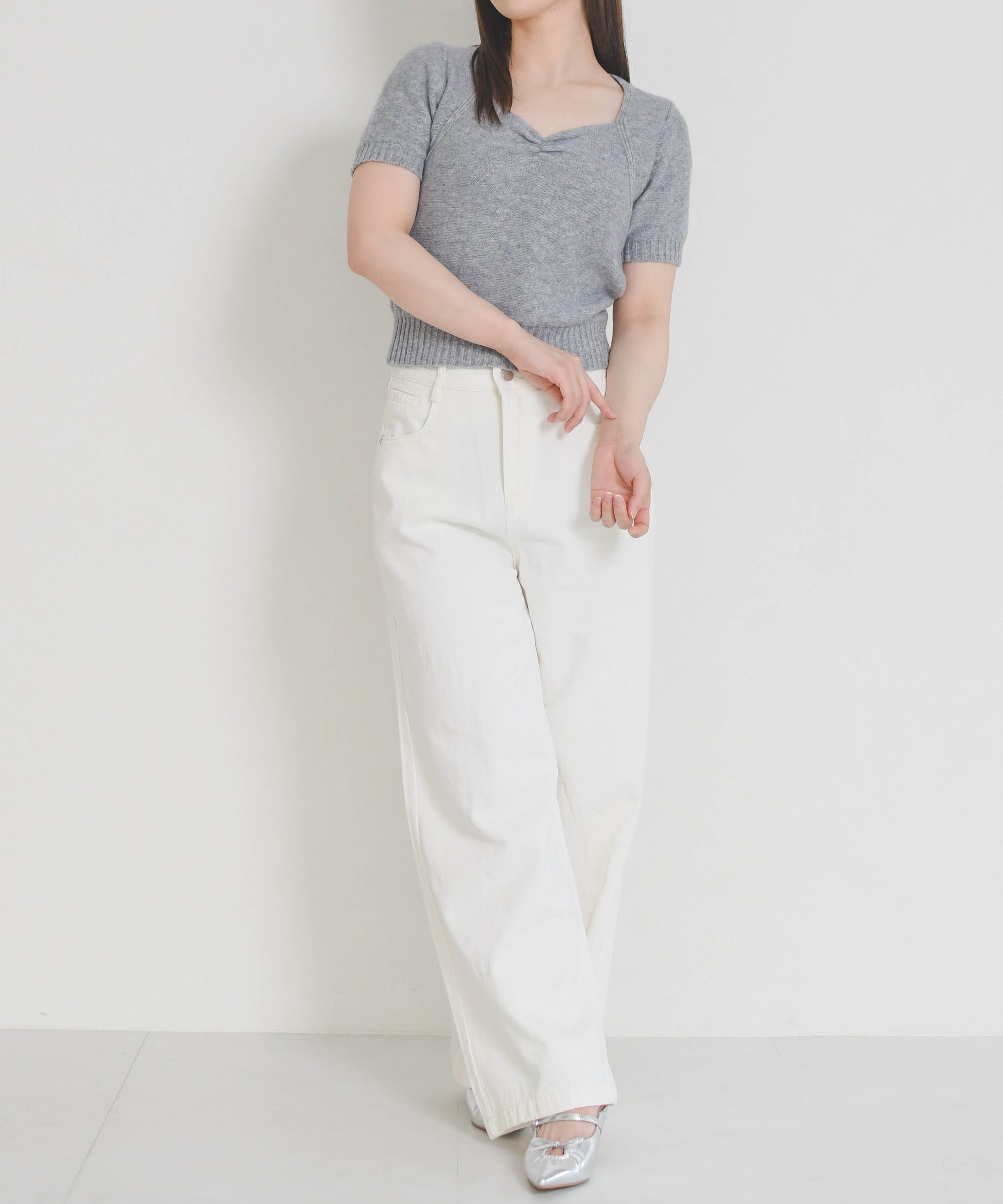 一部店舗限定】リボンモチーフデニムワイドパンツ/MM657305 – MISCH