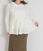 画像をギャラリービューアに読み込む, 【一部店舗限定】ラワージャカードキャミトップス/MM658115
