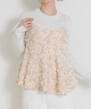 画像をギャラリービューアに読み込む, 【一部店舗限定】ラワージャカードキャミトップス/MM658115
