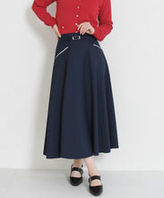 画像をギャラリービューアに読み込む, 【予約販売/5月上旬発売予定】配色ラインフレアスカート/MM627207
