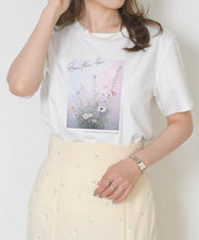 画像をギャラリービューアに読み込む, フラワープリントグラフィックTシャツ/TT628201

