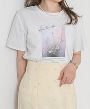 画像をギャラリービューアに読み込む, フラワープリントグラフィックTシャツ/TT628201

