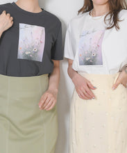 画像をギャラリービューアに読み込む, フラワープリントグラフィックTシャツ/TT628201
