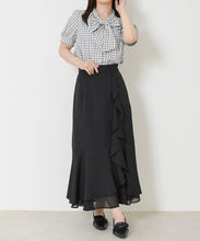 画像をギャラリービューアに読み込む, ラッフルティアード裾シアースカート/MM627210
