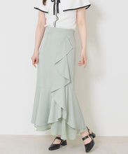 画像をギャラリービューアに読み込む, ラッフルティアード裾シアースカート/MM627210
