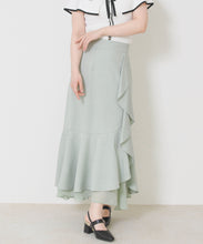 画像をギャラリービューアに読み込む, ラッフルティアード裾シアースカート/MM627210
