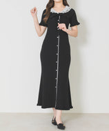 レースフリルニットワンピース/MM627423