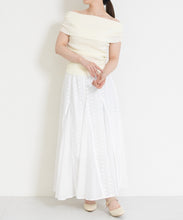 画像をギャラリービューアに読み込む, 【一部店舗限定】フラワージャガードシアーロングスカート/MM657201
