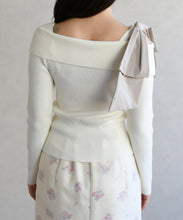 画像をギャラリービューアに読み込む, アシメリボンニットプルオーバー/TT618301
