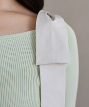 画像をギャラリービューアに読み込む, ショルダーリボンニット/TT628301
