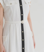 画像をギャラリービューアに読み込む, 【予約販売/5月上旬発売予定】配色襟フレンチシャツワンピース/MM627412
