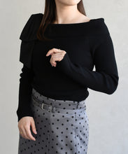 画像をギャラリービューアに読み込む, アシメリボンニットプルオーバー/TT618301
