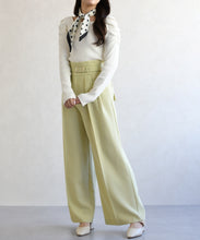 画像をギャラリービューアに読み込む, ベルト付きカラーワイドパンツ/TT517309
