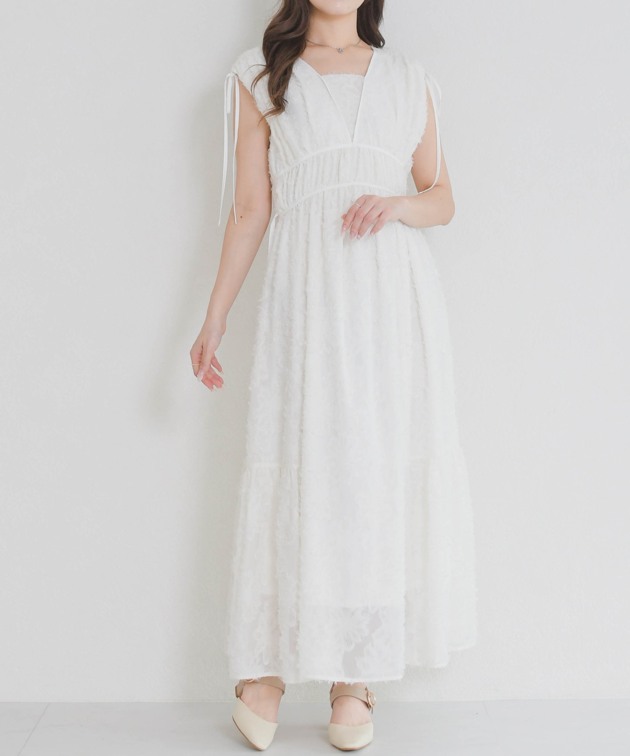 フリンジジャガードワンピース/MM627413 – MISCH MASCH|31 Sons de mode