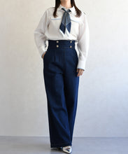 画像をギャラリービューアに読み込む, スカーフ付きシャツブラウス/TT618103
