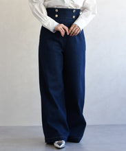 画像をギャラリービューアに読み込む, レースアップデニムワイドパンツ/TT617301
