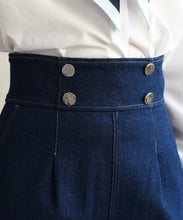 画像をギャラリービューアに読み込む, レースアップデニムワイドパンツ/TT617301
