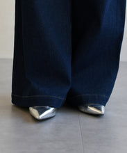 画像をギャラリービューアに読み込む, レースアップデニムワイドパンツ/TT617301
