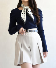 画像をギャラリービューアに読み込む, スカーフ付きスクエアニット/TT618303
