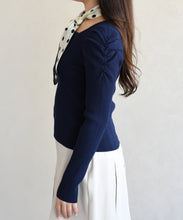 画像をギャラリービューアに読み込む, スカーフ付きスクエアニット/TT618303
