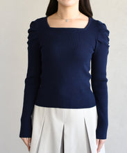 画像をギャラリービューアに読み込む, スカーフ付きスクエアニット/TT618303
