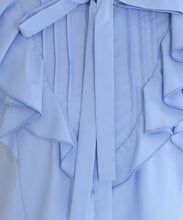 画像をギャラリービューアに読み込む, 【予約販売/5月上旬発売予定】タックリボン綿タッチフリルブラウス/MM628113
