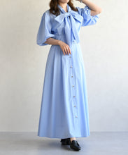 画像をギャラリービューアに読み込む, パフスリーブシャツワンピース/TT617402

