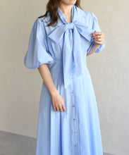 画像をギャラリービューアに読み込む, パフスリーブシャツワンピース/TT617402

