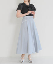 画像をギャラリービューアに読み込む, 【予約販売/5月上旬発売予定】配色ラインフレアスカート/MM627207
